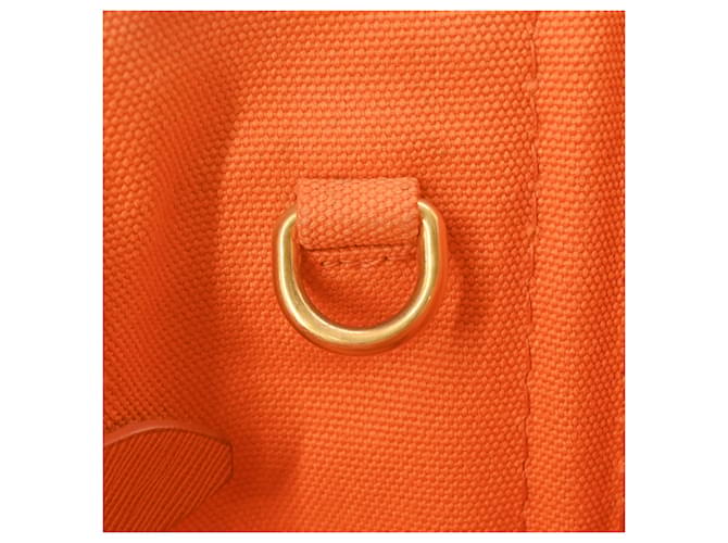 Borsa Tote Prada Canapa Arancione - vista 14