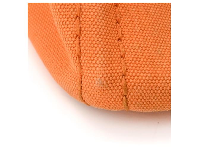 Borsa Tote Prada Canapa Arancione - vista 19