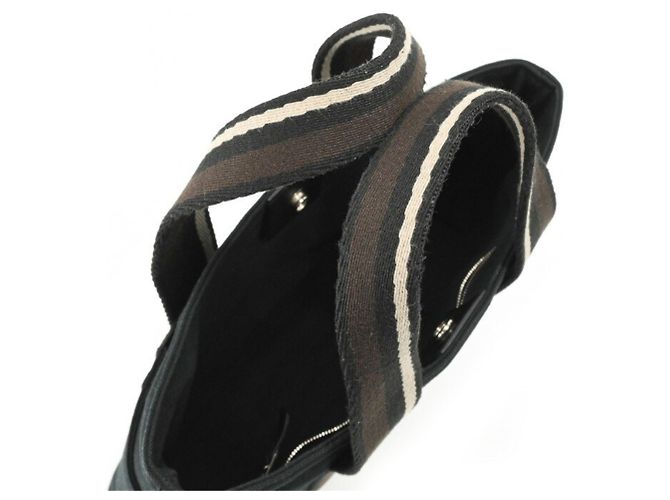 Hermès Hermes Troca Horizontal PM Handtasche Braun Schwarz - Ansicht 4