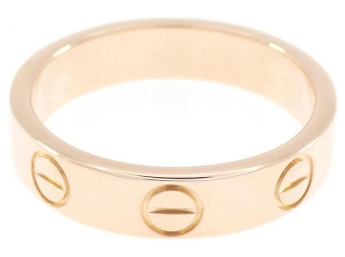 Anello Mini Love di Cartier in oro rosa - vista 2