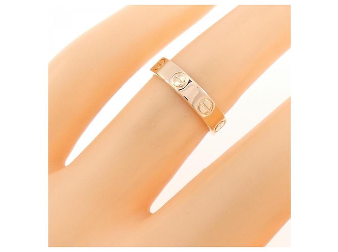 Anello Mini Love di Cartier in oro rosa - vista 4