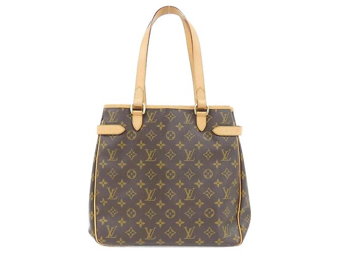 Borsa a tracolla verticale Louis Vuitton Monogram Batignolles Marrone - vista 2