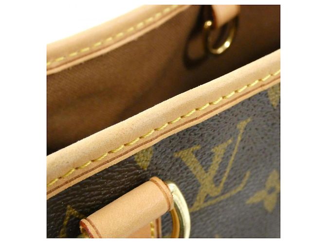 Borsa a tracolla verticale Louis Vuitton Monogram Batignolles Marrone - vista 5