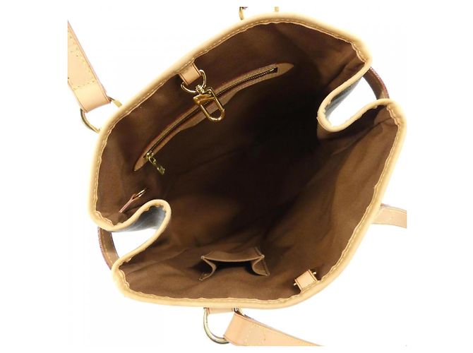 Borsa a tracolla verticale Louis Vuitton Monogram Batignolles Marrone - vista 7