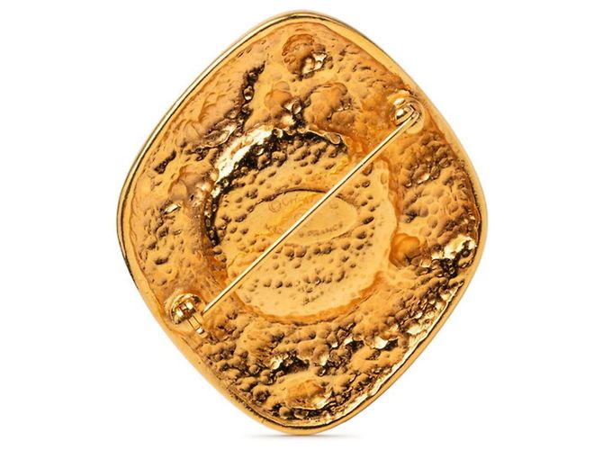 Broche Chanel chapado en oro Dorado - vista 2
