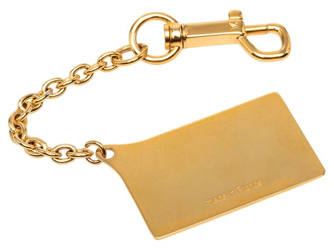 Portachiavi Louis Vuitton placcato oro D'oro - vista 2