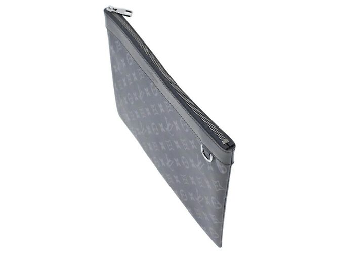 Pochette Discovery Louis Vuitton Clutch Bag Nero Monogramma - vista 2