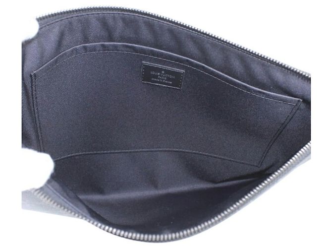 Pochette Discovery Louis Vuitton Clutch Bag Nero Monogramma - vista 8