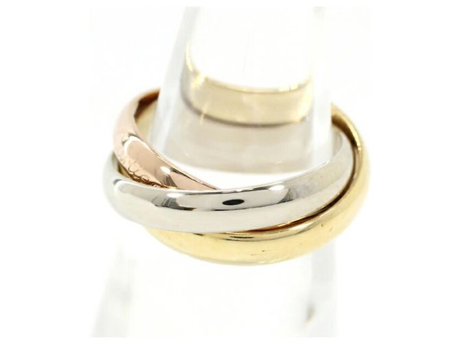 Cartier Trinity Classic MM Ring Pink Weiß Gelb - Ansicht 2