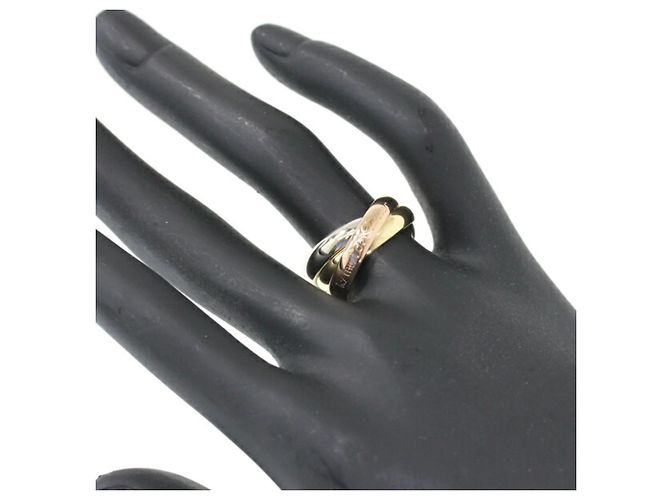 Cartier Trinity Classic MM Ring Pink Weiß Gelb - Ansicht 6