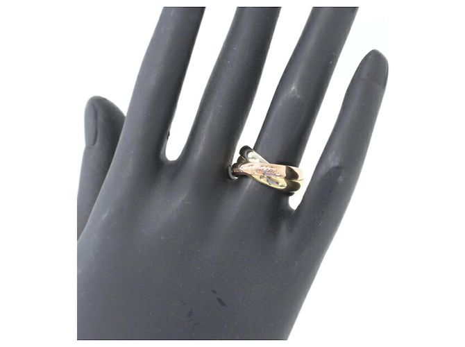Cartier Trinity Classic MM Ring Pink Weiß Gelb - Ansicht 7