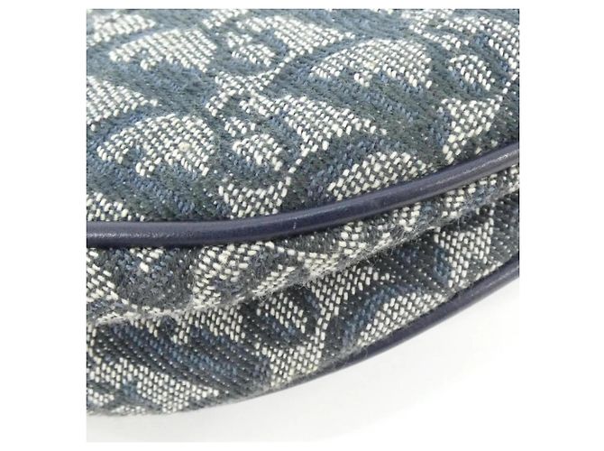 Borsa a tracolla Saddle Christian Dior Blu - vista 3