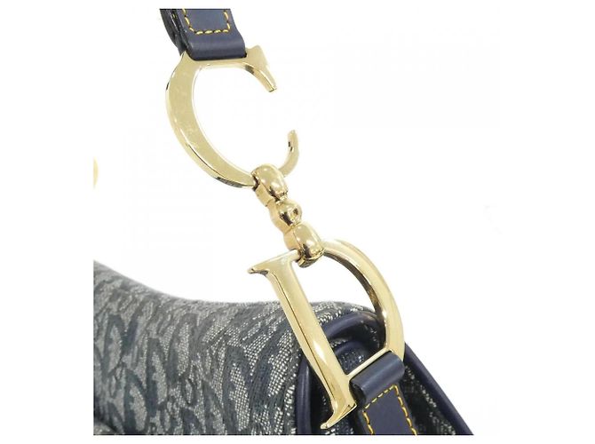 Borsa a tracolla Saddle Christian Dior Blu - vista 6