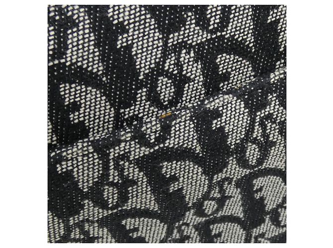 Borsa a tracolla in tela nera Christian Dior Nero - vista 4