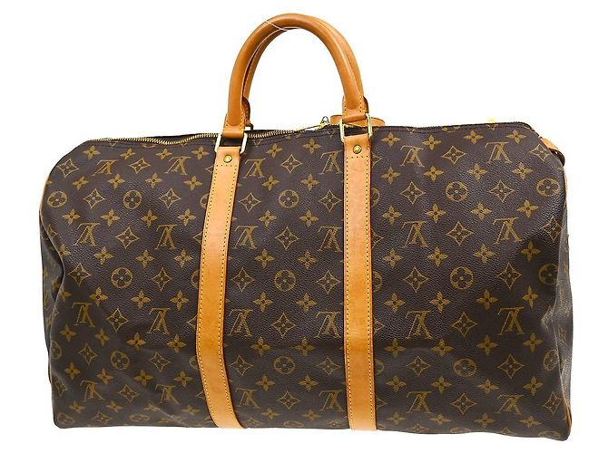 Louis Vuitton Keepall Monogram Canvas 50 Brown - view 2