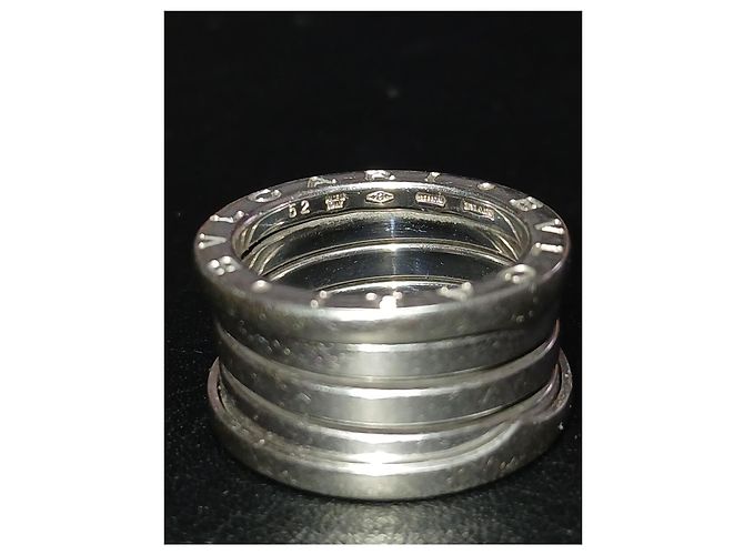 Bulgari Anello Bvlgari B.zero1 in argento - vista 2