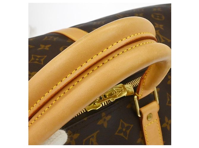 Louis Vuitton Keepall Bandouliere Monogram Canvas 60 Marrone - vista 6