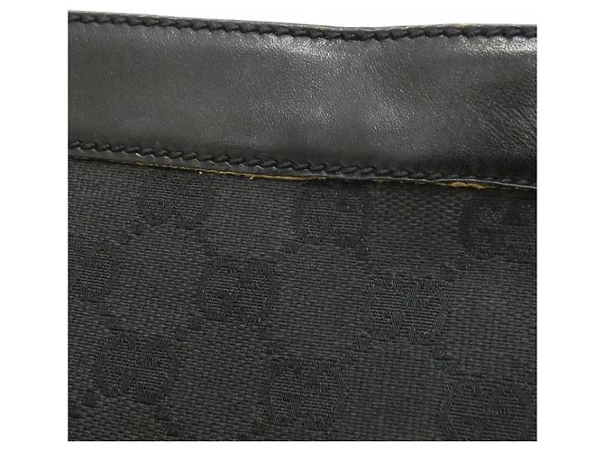 Borsa a Spalla Gucci GG Canvas Nera Nero - vista 4