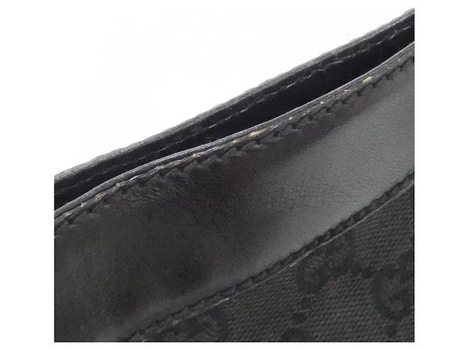 Borsa a Spalla Gucci GG Canvas Nera Nero - vista 6