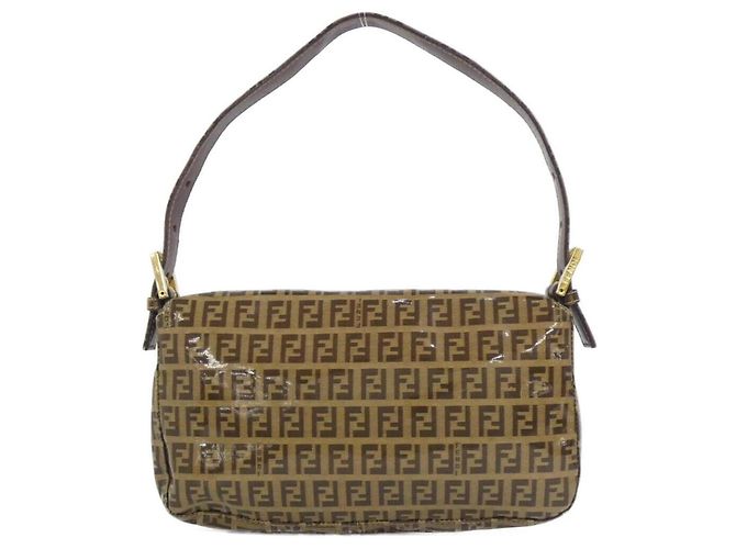 Sac bandoulière Fendi Baguette 26424 Marron - vue 2