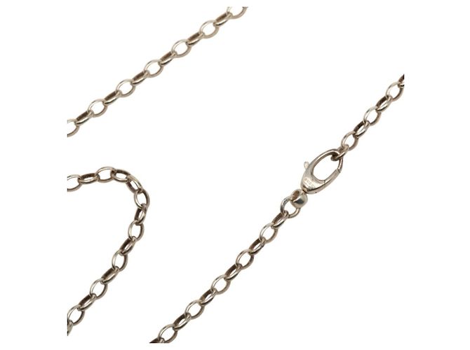 Collana con pendente a catena con logo Doppia G GG di Gucci - vista 4