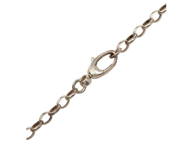 Collana con pendente a catena con logo Doppia G GG di Gucci - vista 5