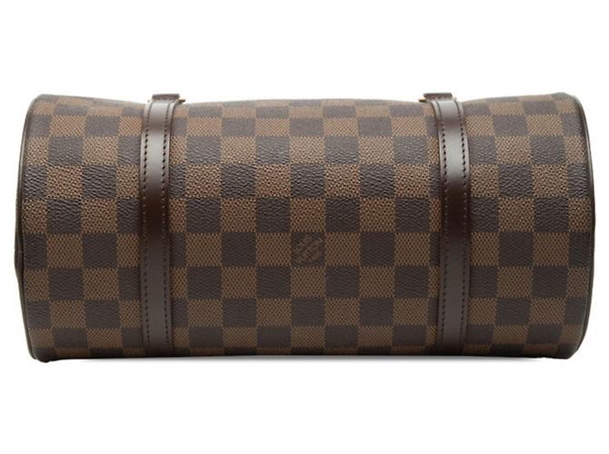 Borsa Louis Vuitton Damier Papillon 26 Marrone - vista 3