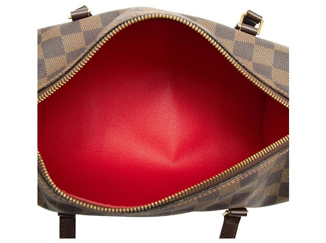 Borsa Louis Vuitton Damier Papillon 26 Marrone - vista 4