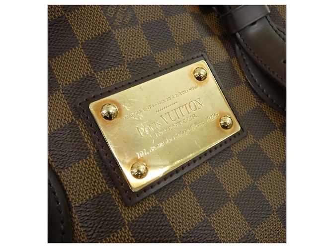 Borsa Louis Vuitton Damier Hampstead MM Damier ebene - vista 4
