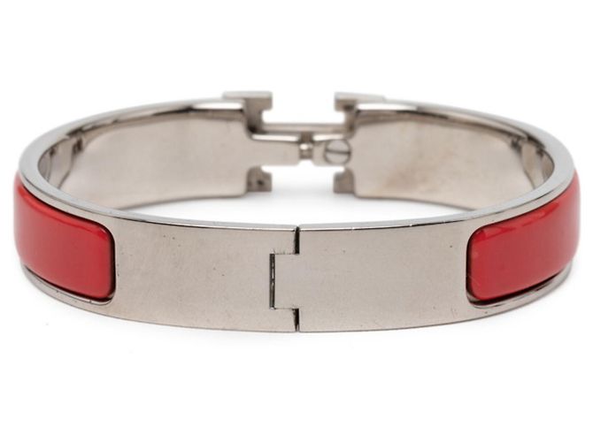 Hermès Pulsera Click H PM Hermes Plata Roja - vista 3