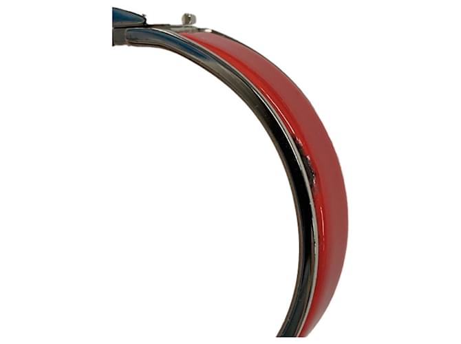 Hermès Pulsera Click H PM Hermes Plata Roja - vista 4