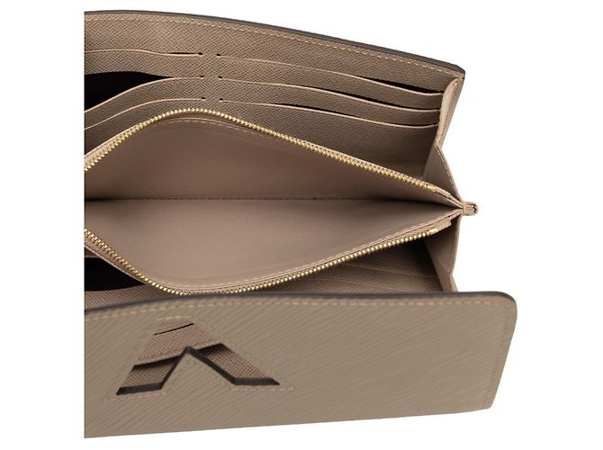 Cartera larga Louis Vuitton Epi Twist Beige - vista 5