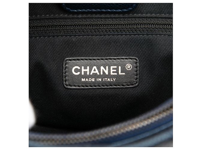 Borsa Tote Chanel Matelassé Blue - vista 5