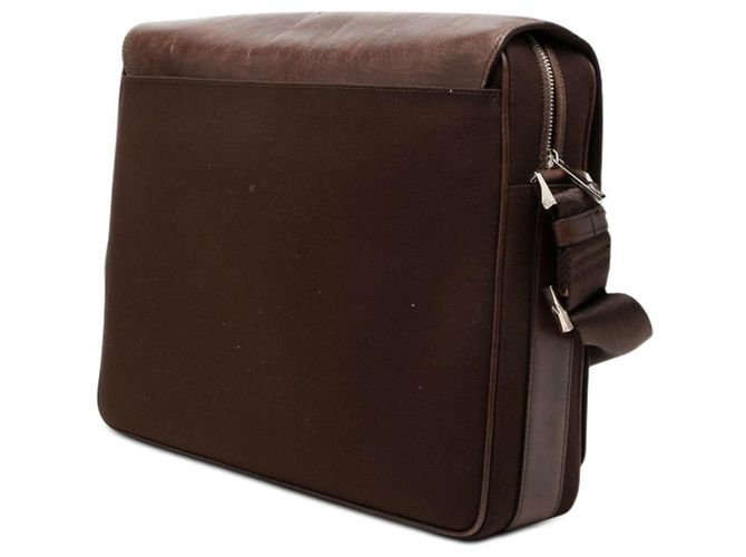 Borsa a tracolla Cartier Santos Marrone - vista 2