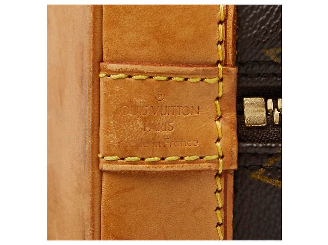 Borsa Louis Vuitton Monogram Alma Vecchio Modello Marrone - vista 10