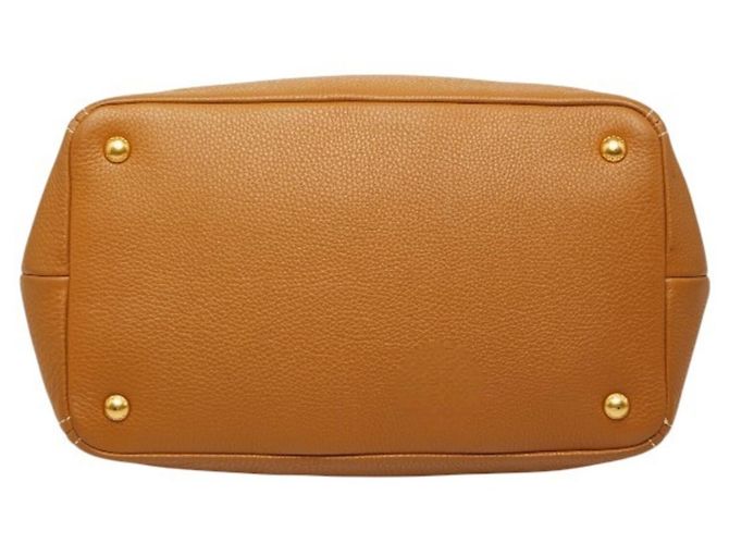 Prada Camel Leather Tote Bag Kamel - Ansicht 3