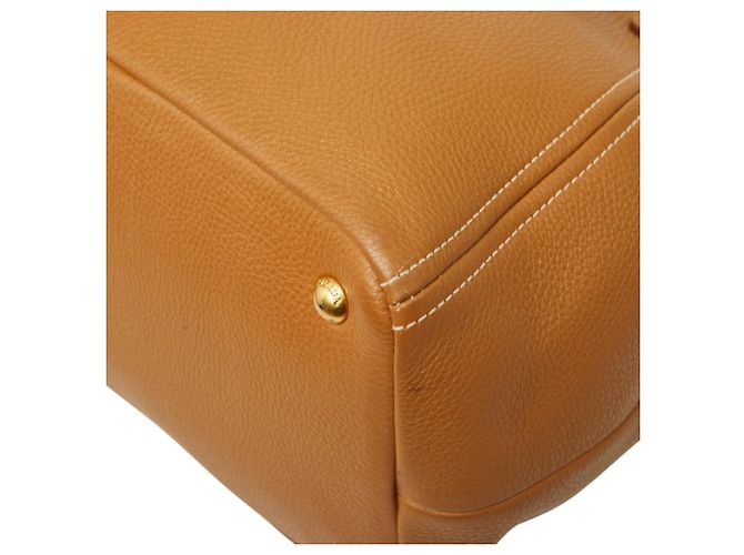 Prada Camel Leather Tote Bag Kamel - Ansicht 4