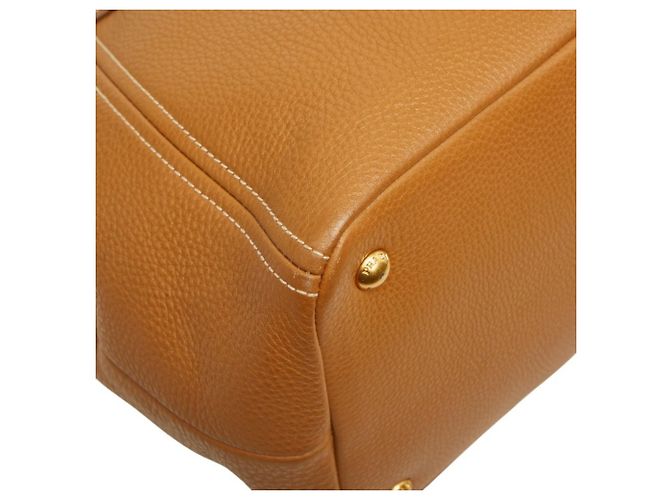 Prada Camel Leather Tote Bag Kamel - Ansicht 5