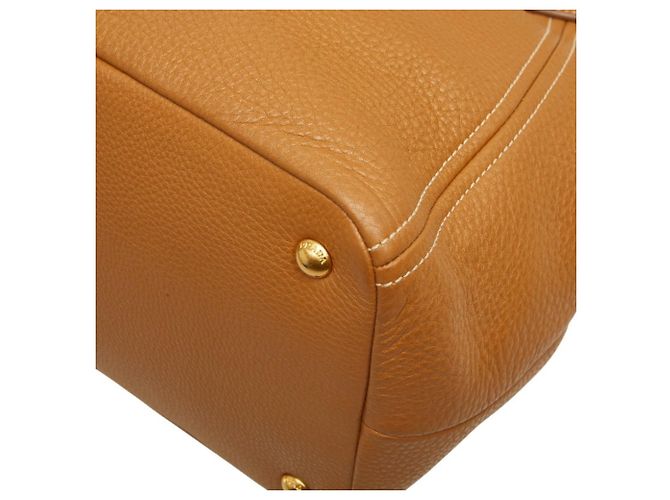 Prada Camel Leather Tote Bag Kamel - Ansicht 6
