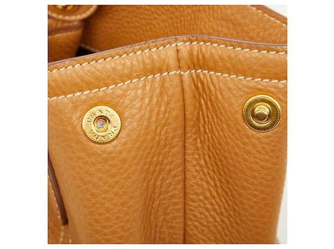 Prada Camel Leather Tote Bag Kamel - Ansicht 8