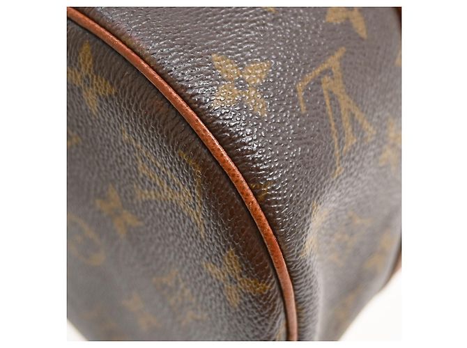 Borsa Louis Vuitton Papillon Monogram Canvas 30 Marrone - vista 7