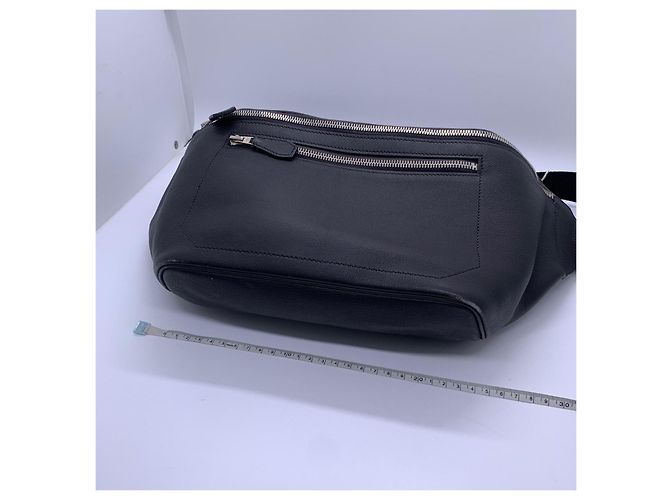 Portafoglio Hermès Cityslide in pelle nera Nero - vista 4