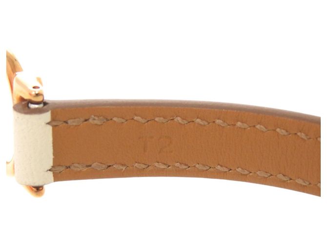 Bracciale Charm Croisière Hermès Beige D'oro - vista 5
