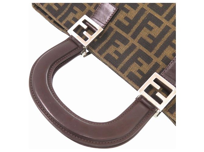 Borsa Fendi Zucca 26329 Marrone - vista 4
