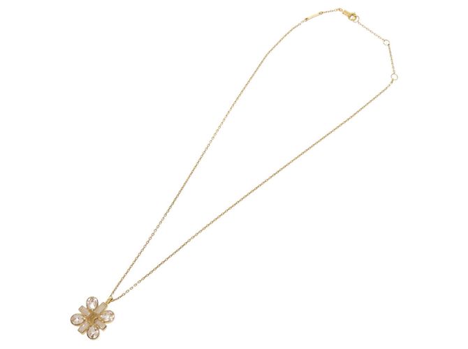 Céline Collana Celine Triomphe Stone Logo Gold D'oro - vista 4