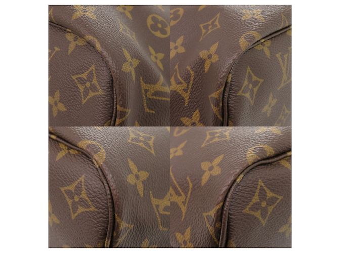 Borsa Tote Louis Vuitton Neverfull PM Monogram Marrone Monogramma - vista 5