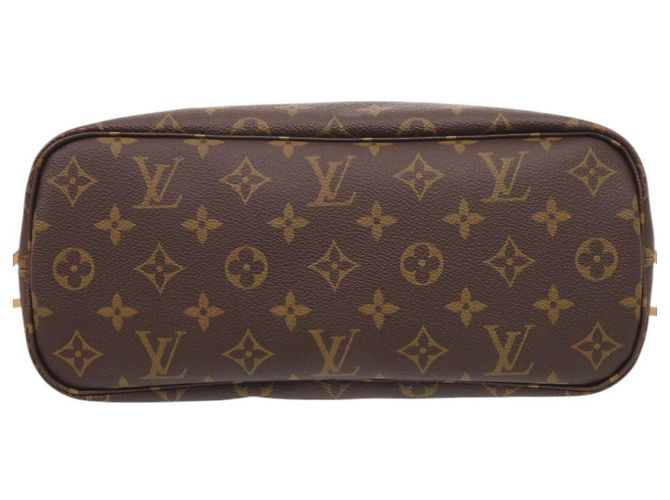Borsa Tote Louis Vuitton Neverfull PM Monogram Marrone Monogramma - vista 4