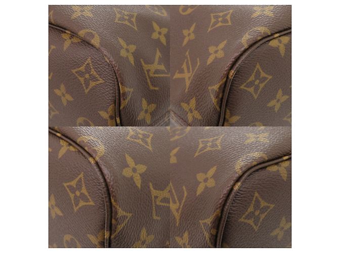 Borsa Tote Louis Vuitton Neverfull PM Monogram Marrone Monogramma - vista 5