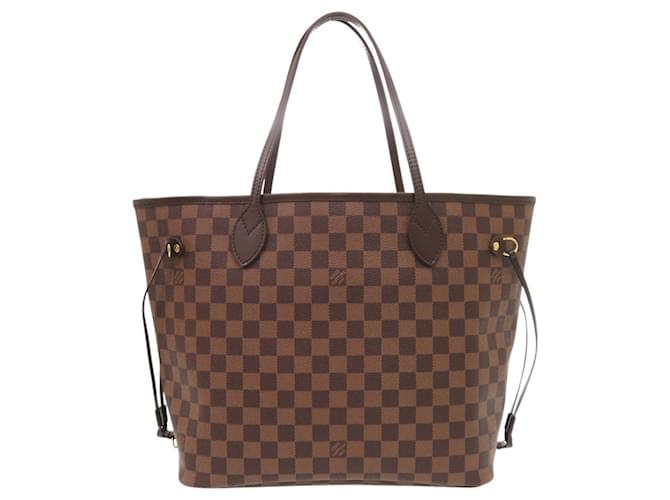 Borsa Louis Vuitton Neverfull MM Fuschia Damier ebene - vista 2