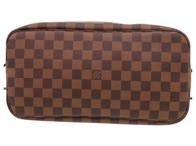 Borsa Louis Vuitton Neverfull MM Fuschia Damier ebene - vista 3